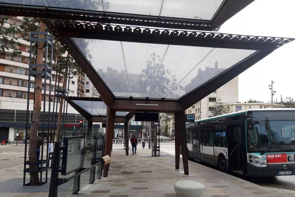 博格拉皇后巴士站ETFE膜结构车站