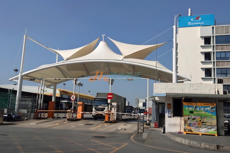 深圳市宝安国际机场快件中心膜结构工程