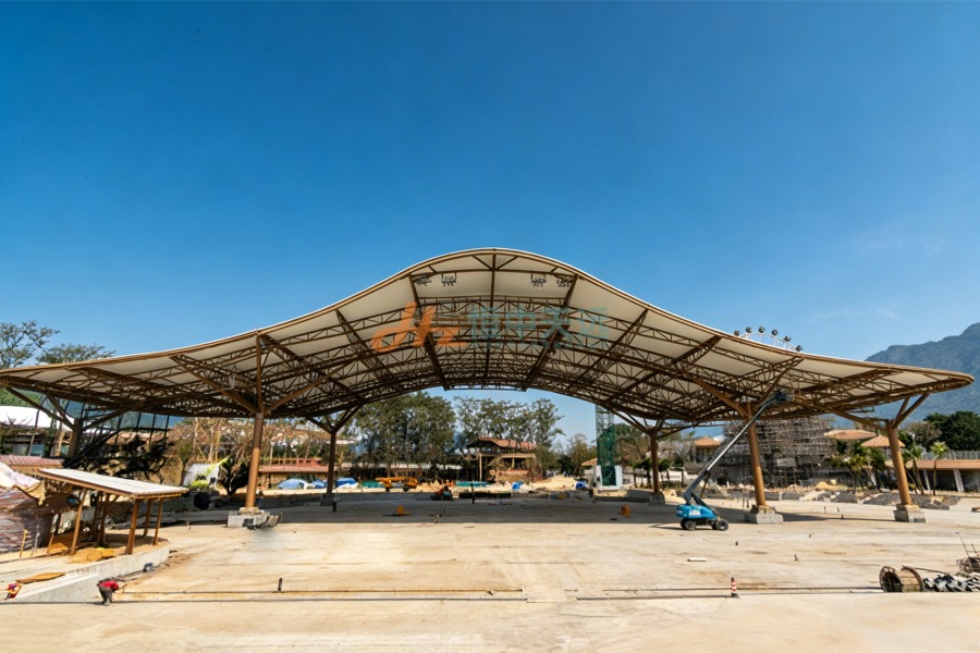 广州森林海旅游度假区主题乐园膜结构工程